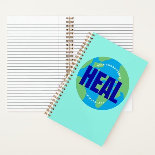 HEAL Notebook (5,5" x 8,5") Notizblock (Innen)