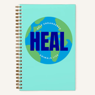 HEAL Notebook (5,5" x 8,5") Notizblock