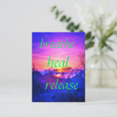 HEAL PUR POSTCARD POSTKARTE (Stehend Vorderseite)