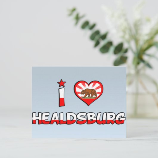 Healdsburg, CA Postkarte (Stehend Vorderseite)