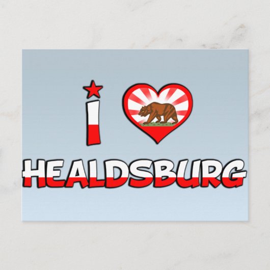 Healdsburg, CA Postkarte (Vorderseite)