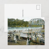 Healdsburg, CA Russian River 1908 Postkarte (Vorne/Hinten)