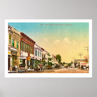 Healdsburg California Poster Druck