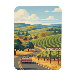 Healdsburg California Travel Magnet