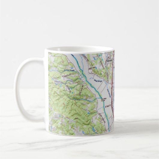Healdsburg, Kalifornien Kaffeetasse (Links)