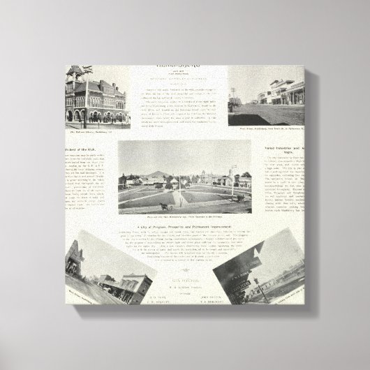 Healdsburg, Kalifornien Leinwanddruck (Vorderseite)