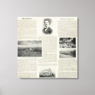 Healdsburg, Kalifornien Leinwanddruck