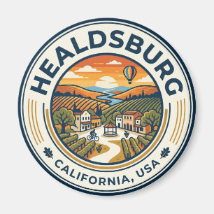 Healdsburg, Kalifornien, USA Kalifornien Magnet