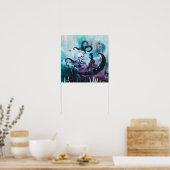 Healer Octopus Witchy Goth AI Art Matte Value Poster (Küche)