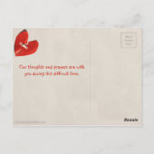 Healer of Broken Hearts Psalm 147:3 Bibelkunst Postkarte (Rückseite)