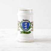 Healey/O'Healey Irish Shield Beer Stein Bierglas (Mittel)