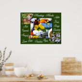 HEALHERBS ~ Poster (Küche)