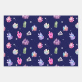 Healing Crystals Wrapping Paper Set Geschenkpapier Set (Vorderseite 2)