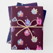 Healing Crystals Wrapping Paper Set Geschenkpapier Set (Beispiel)