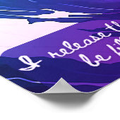 Healing Heart: Joy, Peace & Self-Compassion Poster (Ecke)