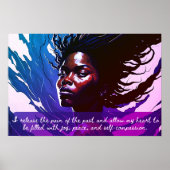 Healing Heart: Joy, Peace & Self-Compassion Poster (Vorne)