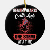 Healing Hearts Cath Lab One Stemi At A Time Keramik Ornament (Vorne)