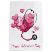 Healing Hearts Valentine Design Mittlere Geschenktüte (Rückseite)