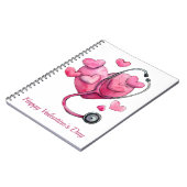 Healing Hearts Valentine Design Notizblock (Linke Seite)