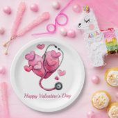 Healing Hearts Valentine Design Pappteller (Party)