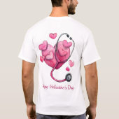 Healing Hearts Valentine Design T-Shirt (Rückseite)