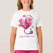 Healing Hearts Valentine Design T-Shirt (Vorderseite)