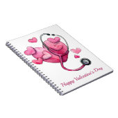 Healing Hearts Valentins-Design Notizblock (Rechte Seite)