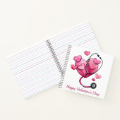 Healing Hearts Valentins-Design Notizblock (Innenseite)