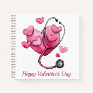 Healing Hearts Valentins-Design Notizblock