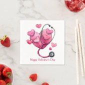 Healing Hearts Valentins-Design Serviette (Beispiel)