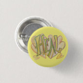 Healing Hearts Word Art Lapel Button-Buttone Button (Vorne & Hinten)