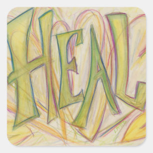 Healing Heath Word Art Inspirational Decal Sticker