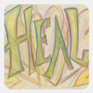 Healing Heath Word Art Inspirational Decal Sticker