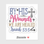 Healing & Hope Bibel Verse Sticker (Blatt)