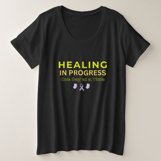 Healing in Progress Shirt – Minimalist Inspiration (Design vorne)