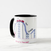 'Healing Isn't Linear' Cute & Comforting Quote Mug Tasse (Vorderseite Links)