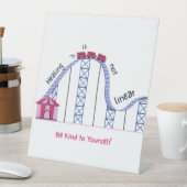 'Healing Isn't Linear' Empowering Self Love Sign  Sockelschild (In Situ)