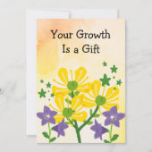 Healing Journey Card – Therapist Appreciation Dankeskarte (Vorderseite)