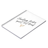 Healing Looks Quiet, Not Loud Notizblock (Linke Seite)