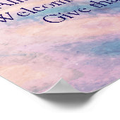 Healing Meditation Print Poster (Ecke)