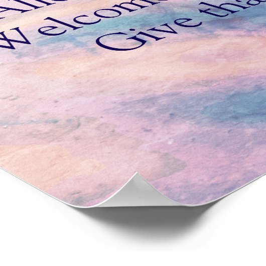 Healing Meditation Print Poster (Ecke)