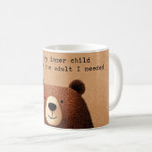 "Healing my inner child" Kaffeetasse (VorderseiteRechts)