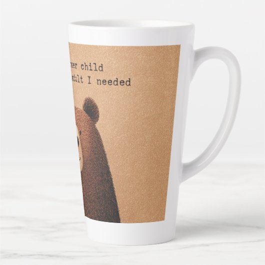 "Healing my inner child"  Milchtasse (Rechts)