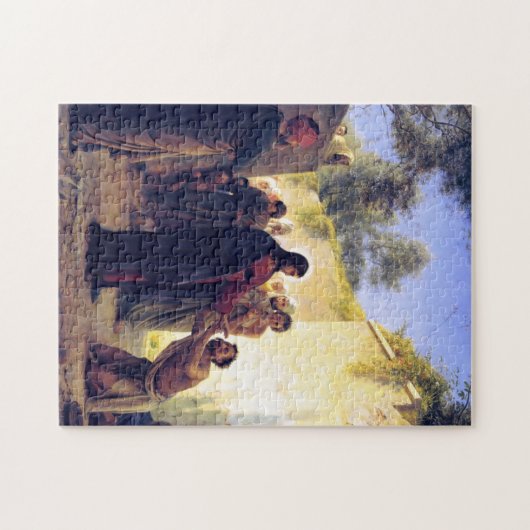 Healing of the Blind Man by Carl Bloch Puzzle (Horizontal)