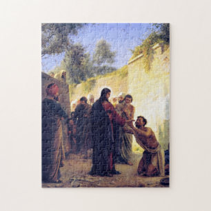 Healing of the Blind Man by Carl Bloch Puzzle