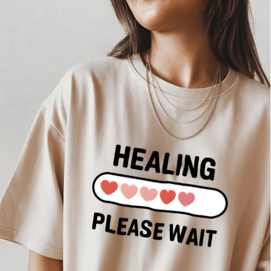 Healing Progress – Mental Health Encouragement T-Shirt