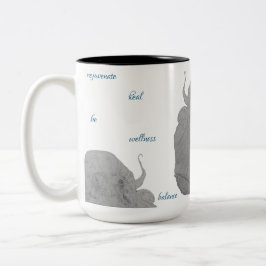 Healing Rejuvenate Octopus Maureen Girard Sea Zweifarbige Tasse