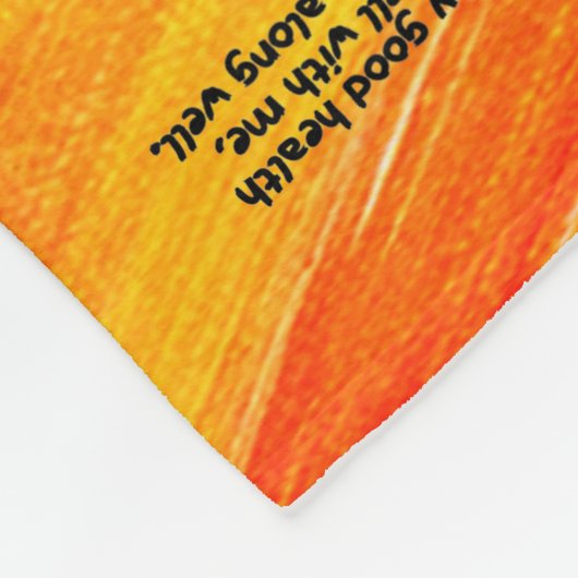 Healing Scripts Bible Verse Fleece Blanket (Ecke)