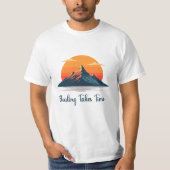 Healing Takes Time" Mountain Sunset T-Shirt | (Vorderseite)