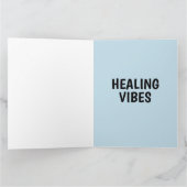 HEALING VIBES Miami Sunset BIG Grußkarte Karte (Innenseite)